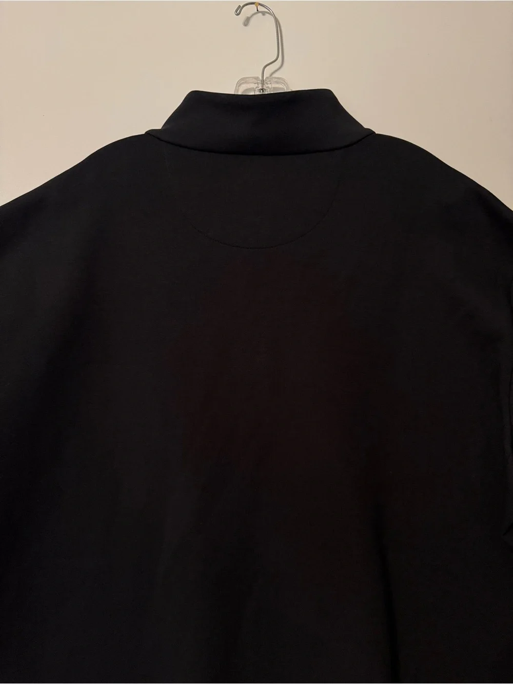 Polo by Ralph Lauren Black Half-Zip Sweatshirt with Red Pony